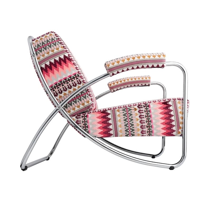 De Dyker 20 Talula hot pink is een mooi vintage fauteuil voor een kleurrijk interieur.