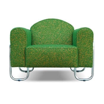 dyker 30 vintage miracle groene stof van keymer