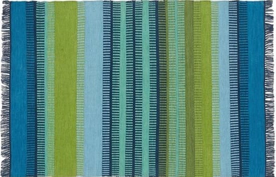 groen blauw vloerkleed muturi van designers guild