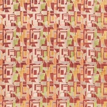 bovola terracotta art deco stof