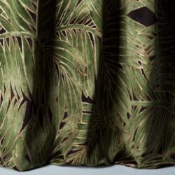 gordijnen velours palmbladeren van nobilis
