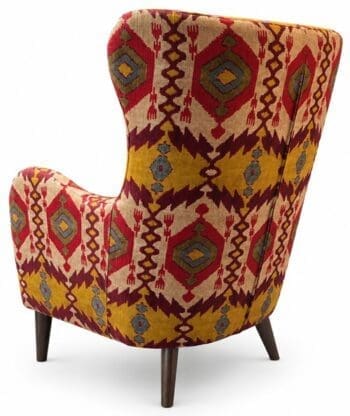 oorfauteuil ikat patroon oosters